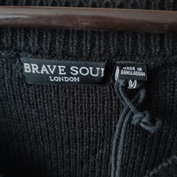Brave Soul kansas v neck jumper - NWT (M) - Picture 8 of 12